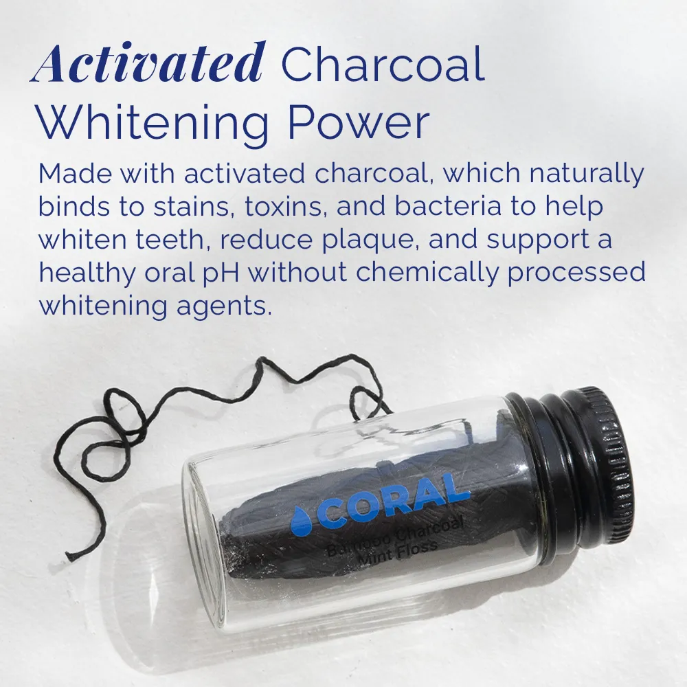 Bamboo Charcoal Mint Dental Floss - Image 3