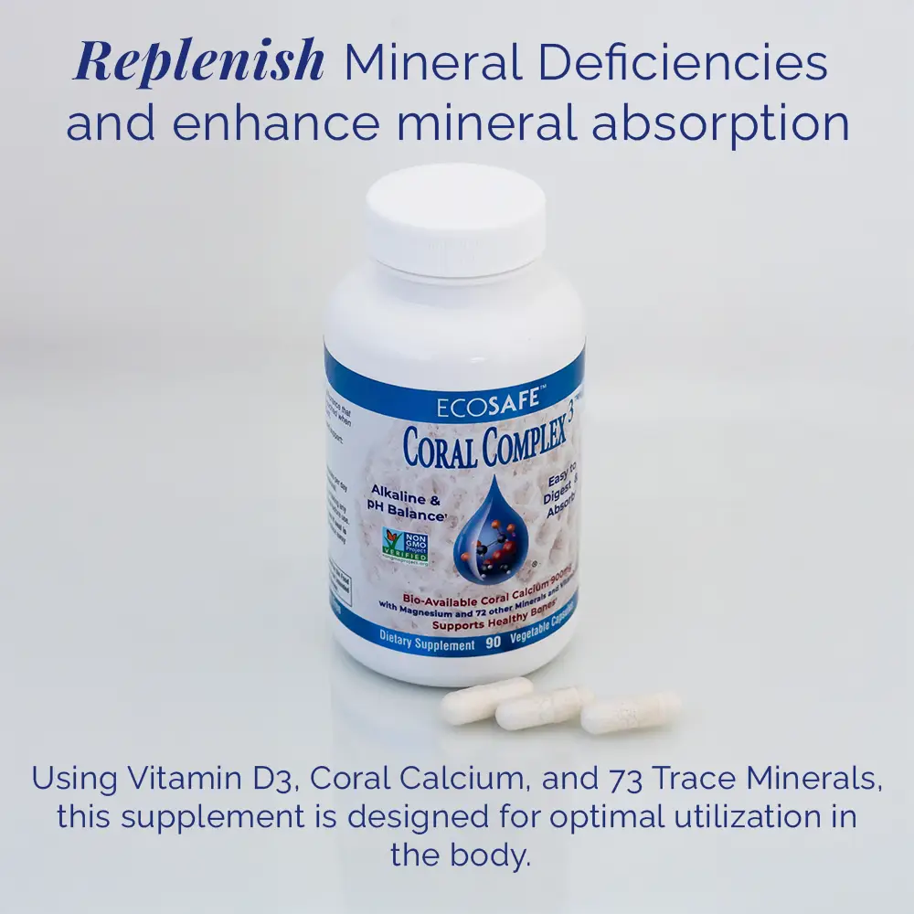 Coral Calcium Supplement with Vitamin D3 & Magnesium – Coral Complex - Image 3