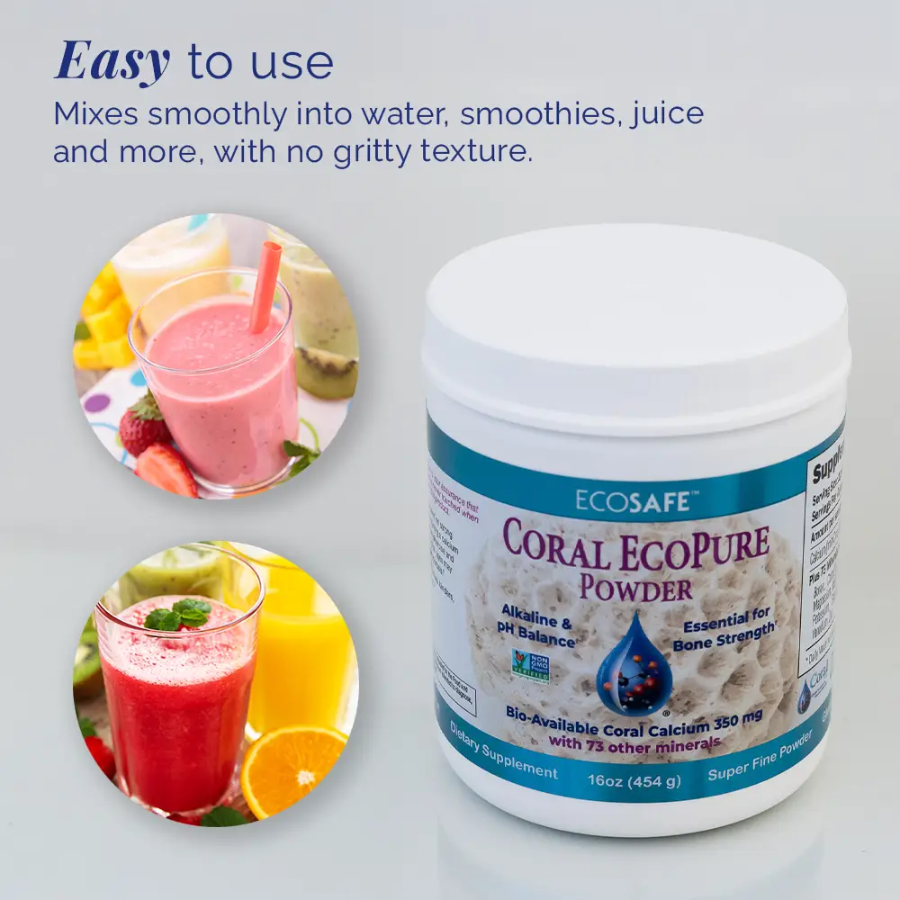 EcoPure Pure Coral Calcium Powder – 454 Grams - Image 4