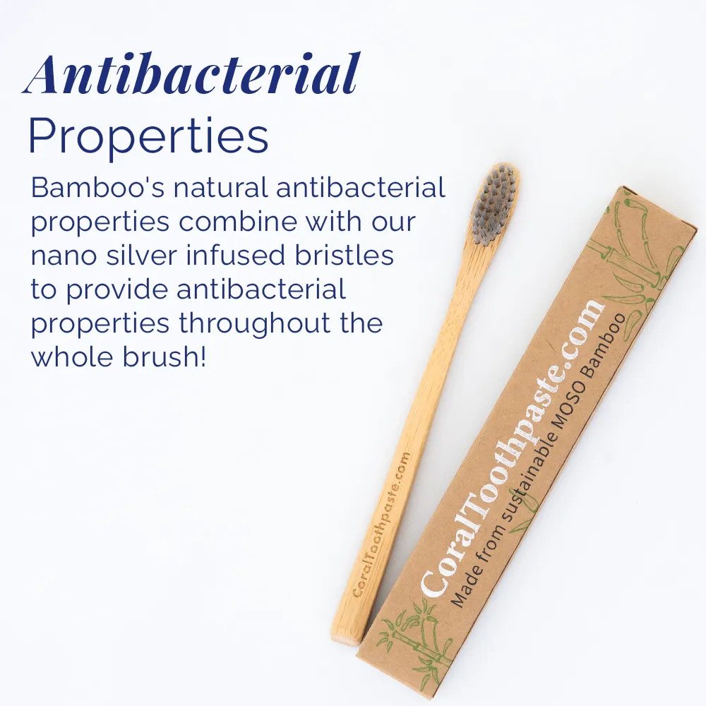 Nano Silver Kids Bamboo Toothbrush - Image 5