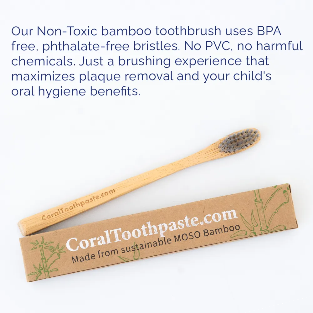 Nano Silver Kids Bamboo Toothbrush - Image 6
